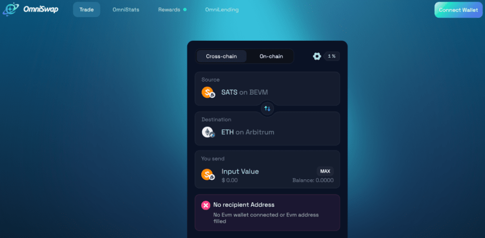 (OmniSwap 用户界面)