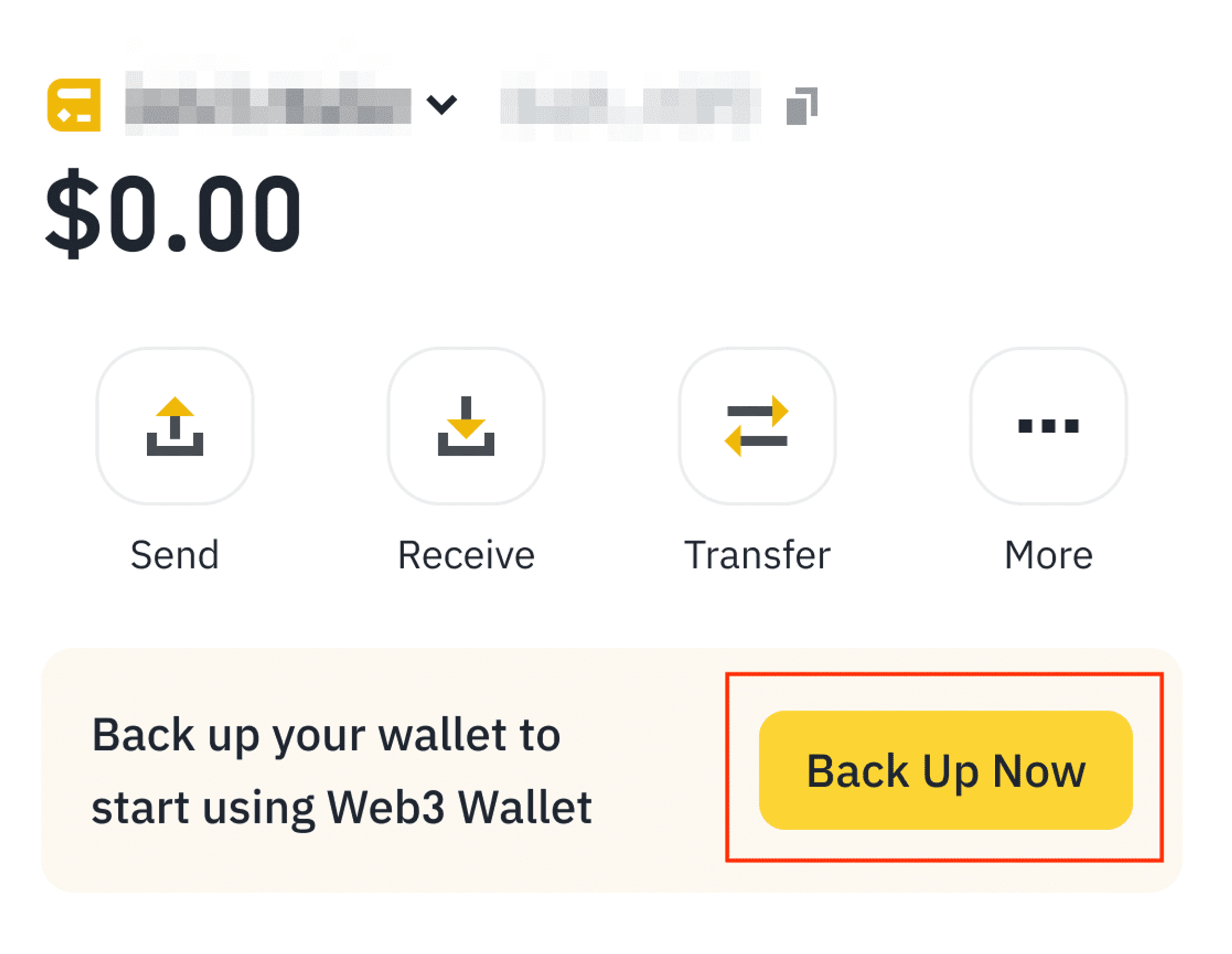 back up wallet binance