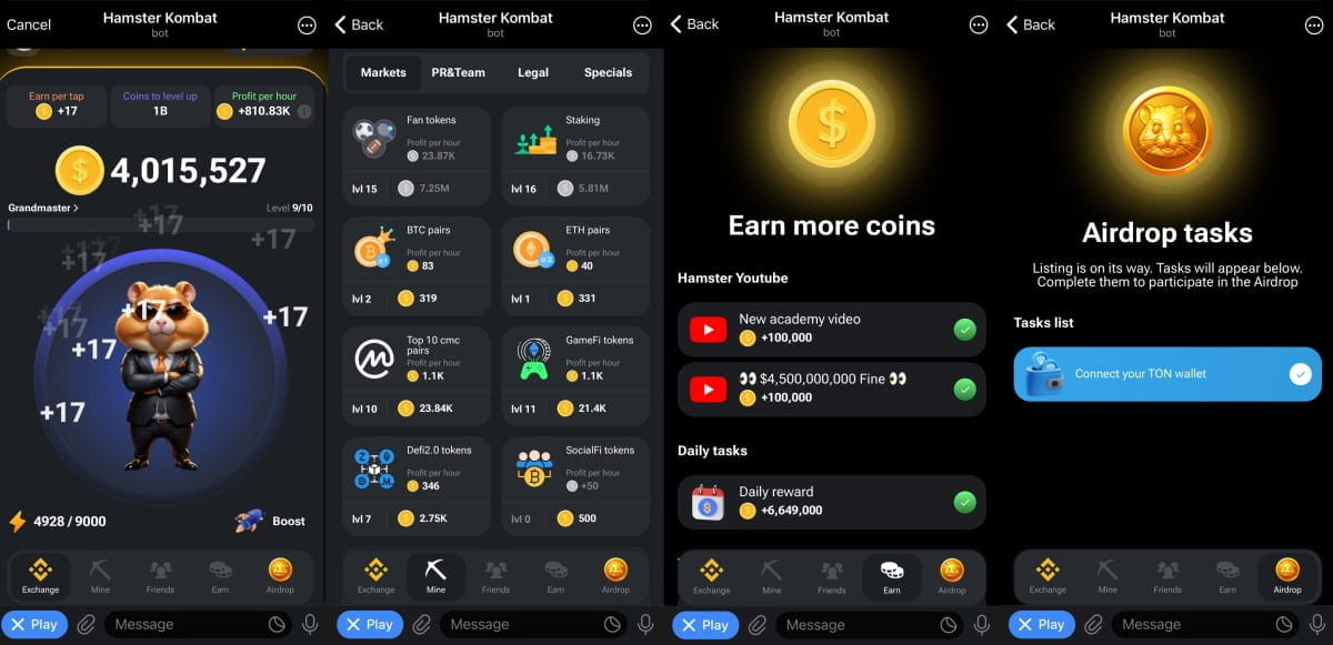 Hamster Kombat Telegram Game