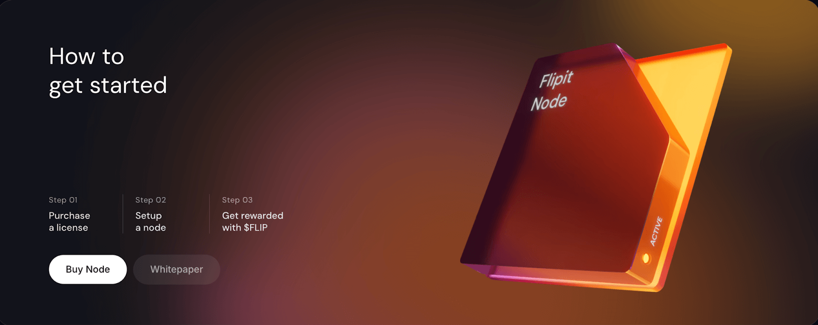 Các bước để bắt đầu với các nút: Flipit