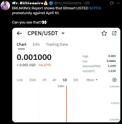 cPen leaked price
