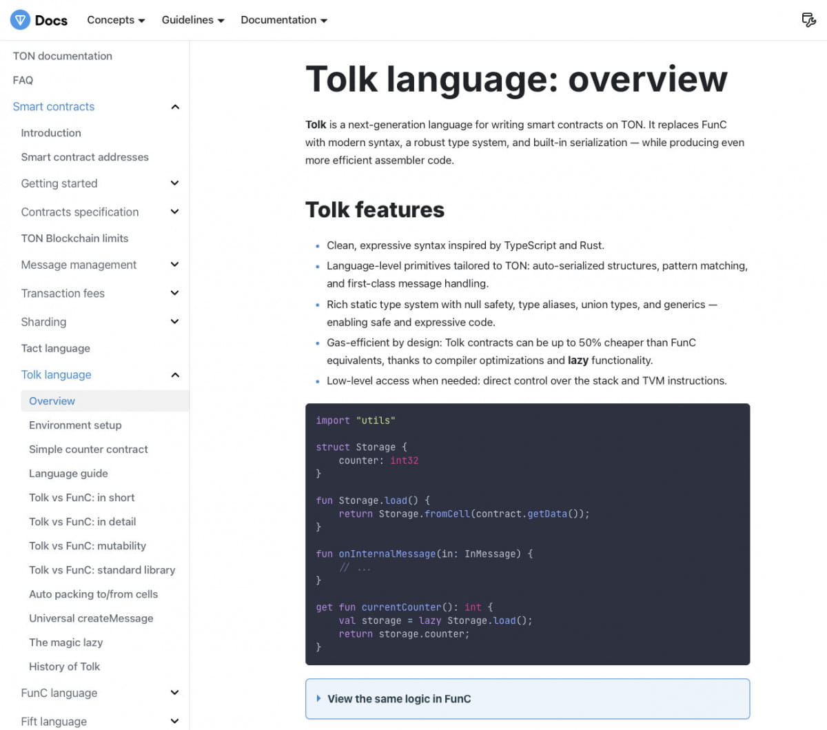 TON unveils Tolk, a new smart contract language optimized for gas efficiency and developer usability.
