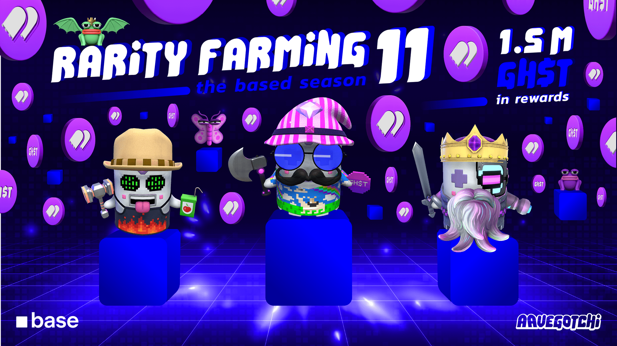 Rarity Farming Season 11 is live now on Base! 🎉👻