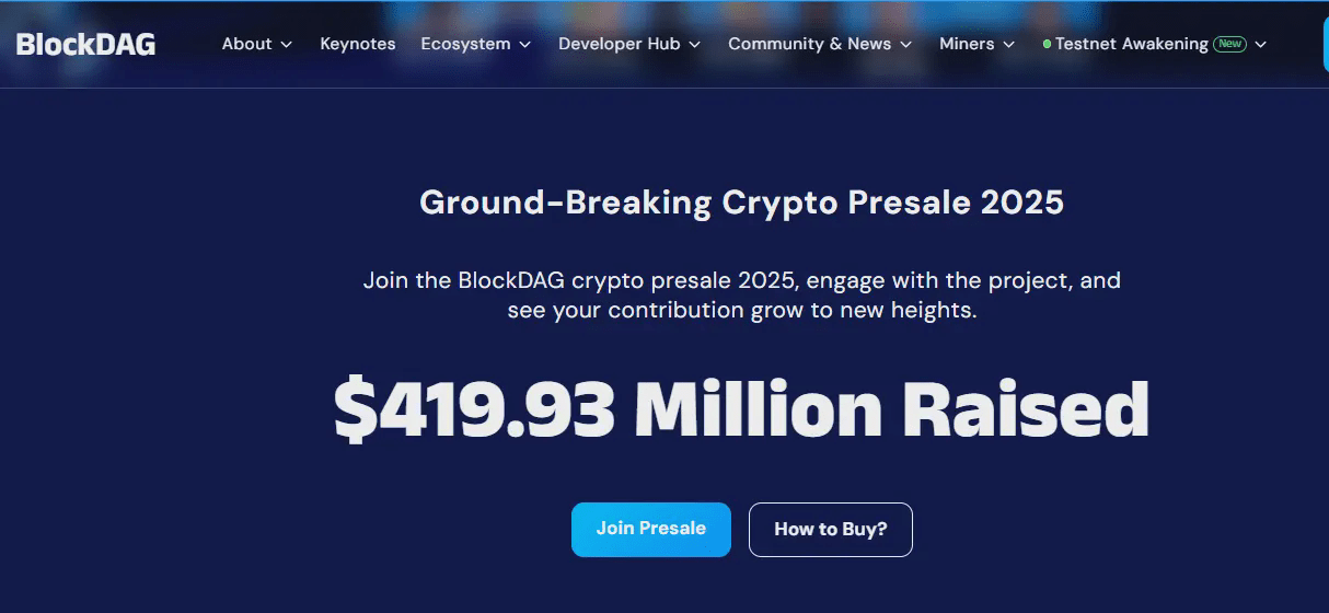 BlockDAG Presale Performance