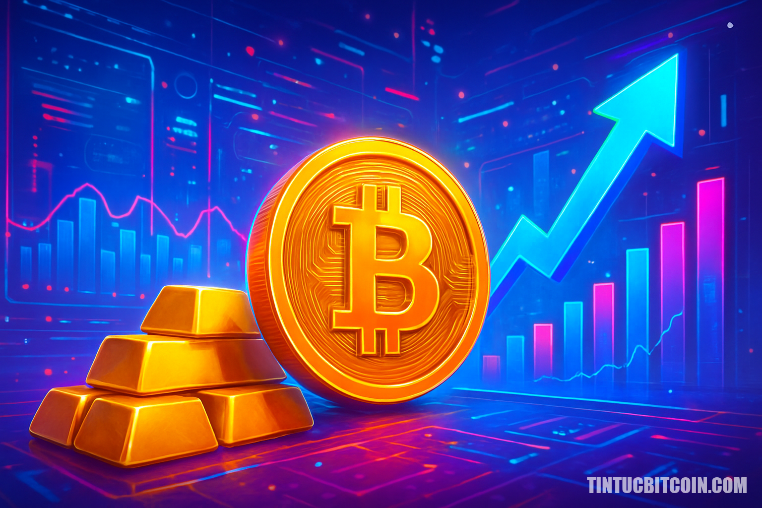 Tiền số có thể vượt vàng và cổ phiếu vào năm 2026? Những con số nói gì?