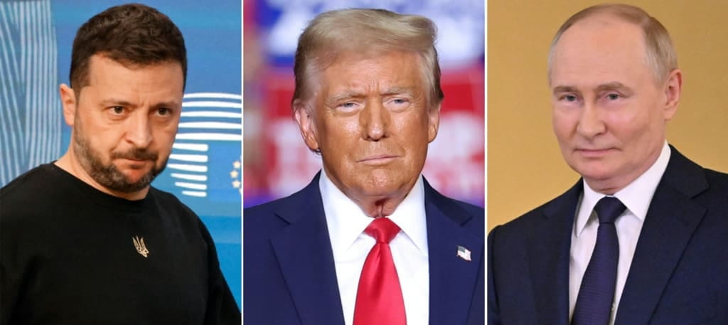 Trump Putin Zelenski