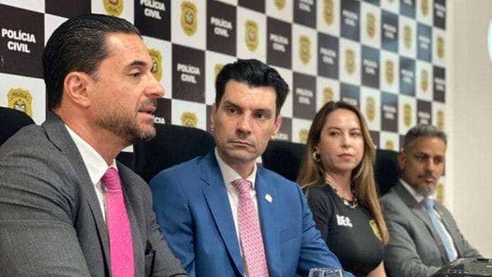 Coletiva da Polícia Civil de Santa Catarina falou sobre criptomoedas e aumento no rastreio em 2025