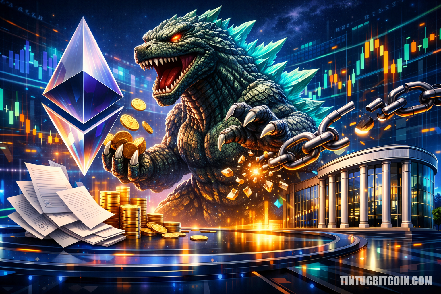 ETHZilla tiết lộ bán Ether 74,5 triệu USD để trả nợ