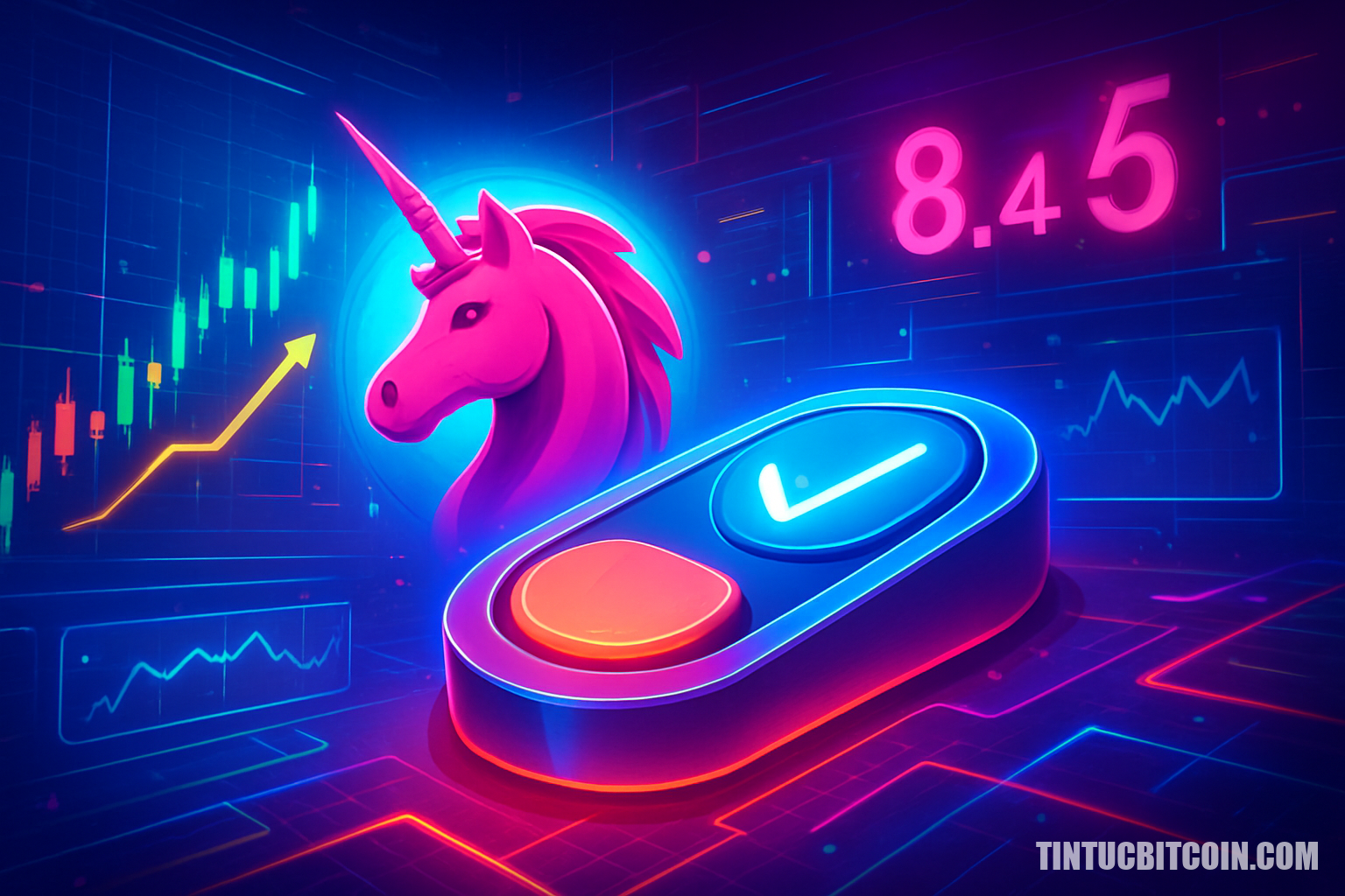 Uniswap kích hoạt fee switch, giá UNI hướng 8,4 hay 4,5 USD?