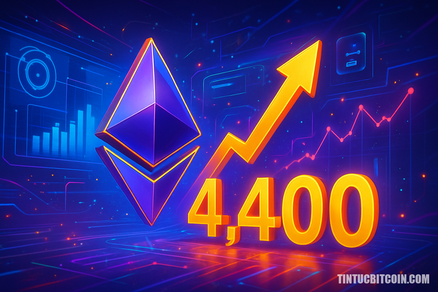 Ethereum: 3 lý do ETH có thể sớm chạm 4.400 USD