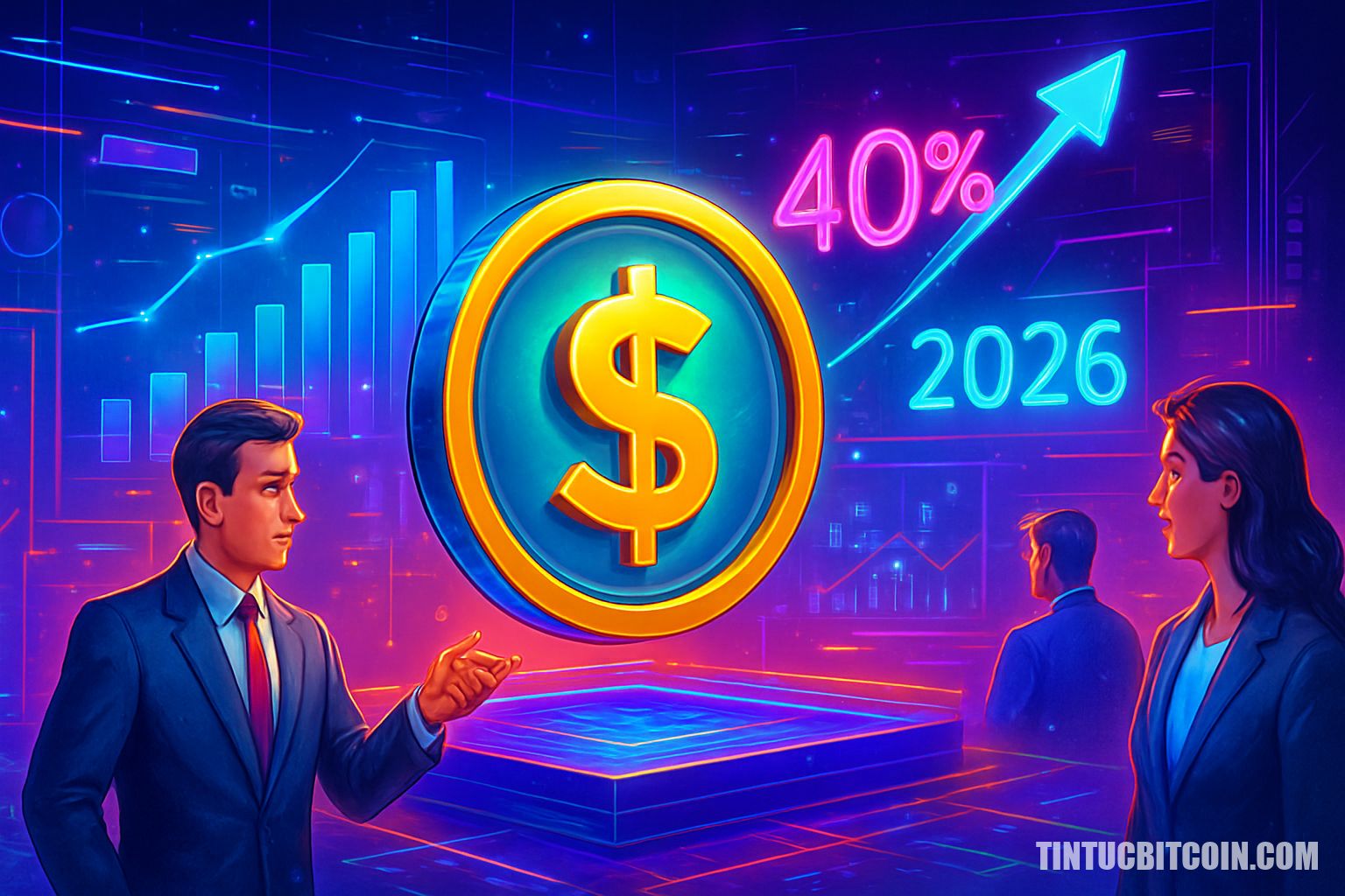 CEO Circle: Stablecoin có thể thúc đẩy tăng trưởng 40% đến 2026