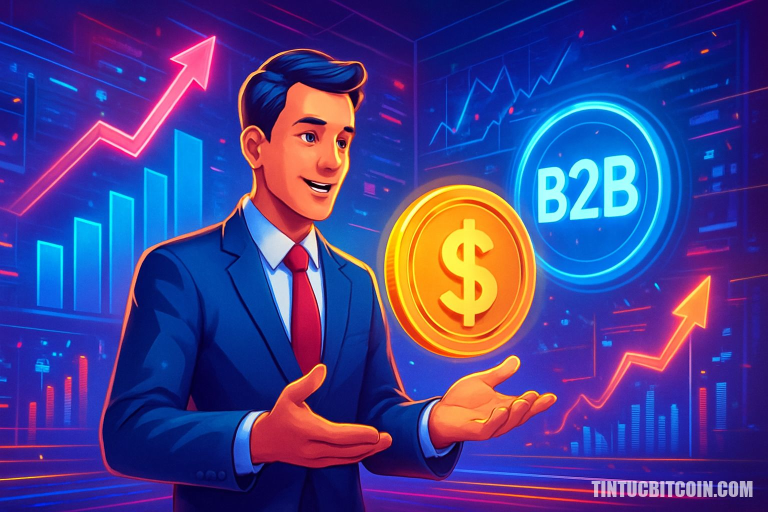 Doanh nghiệp chuyển sang stablecoin khi khối lượng B2B tăng vọt