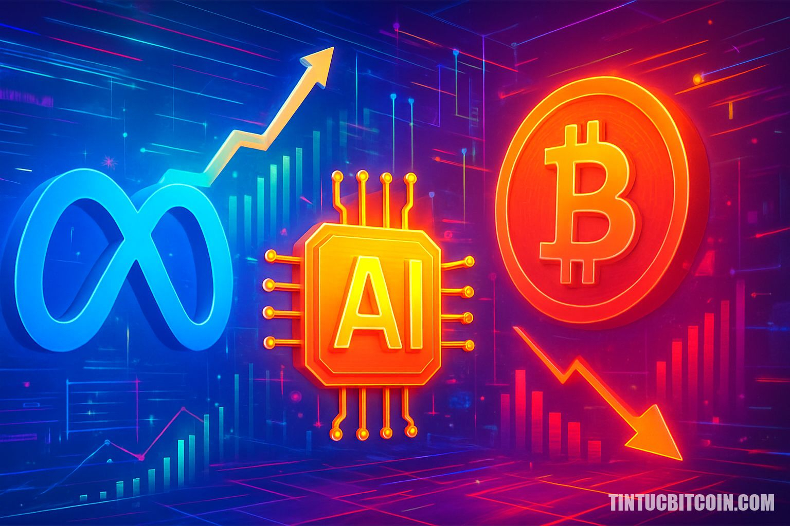 Meta vượt kỳ vọng nhờ đầu tư AI, cổ phiếu crypto giảm