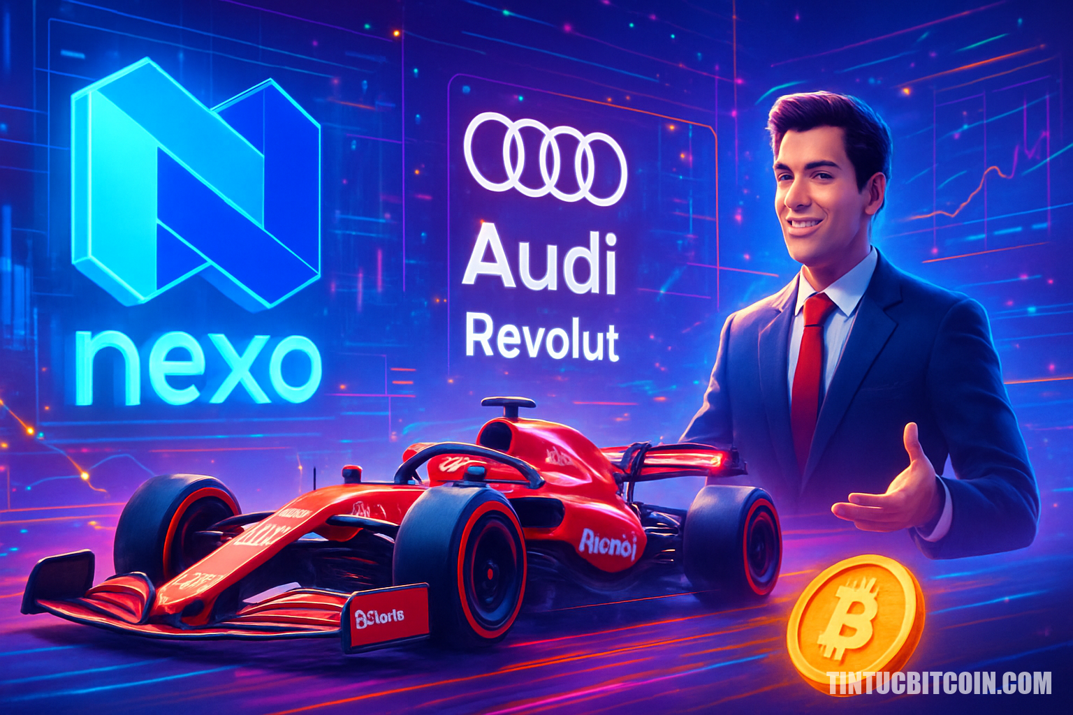 Nexo trở thành nhà tài trợ tài sản số của Audi Revolut F1 Team