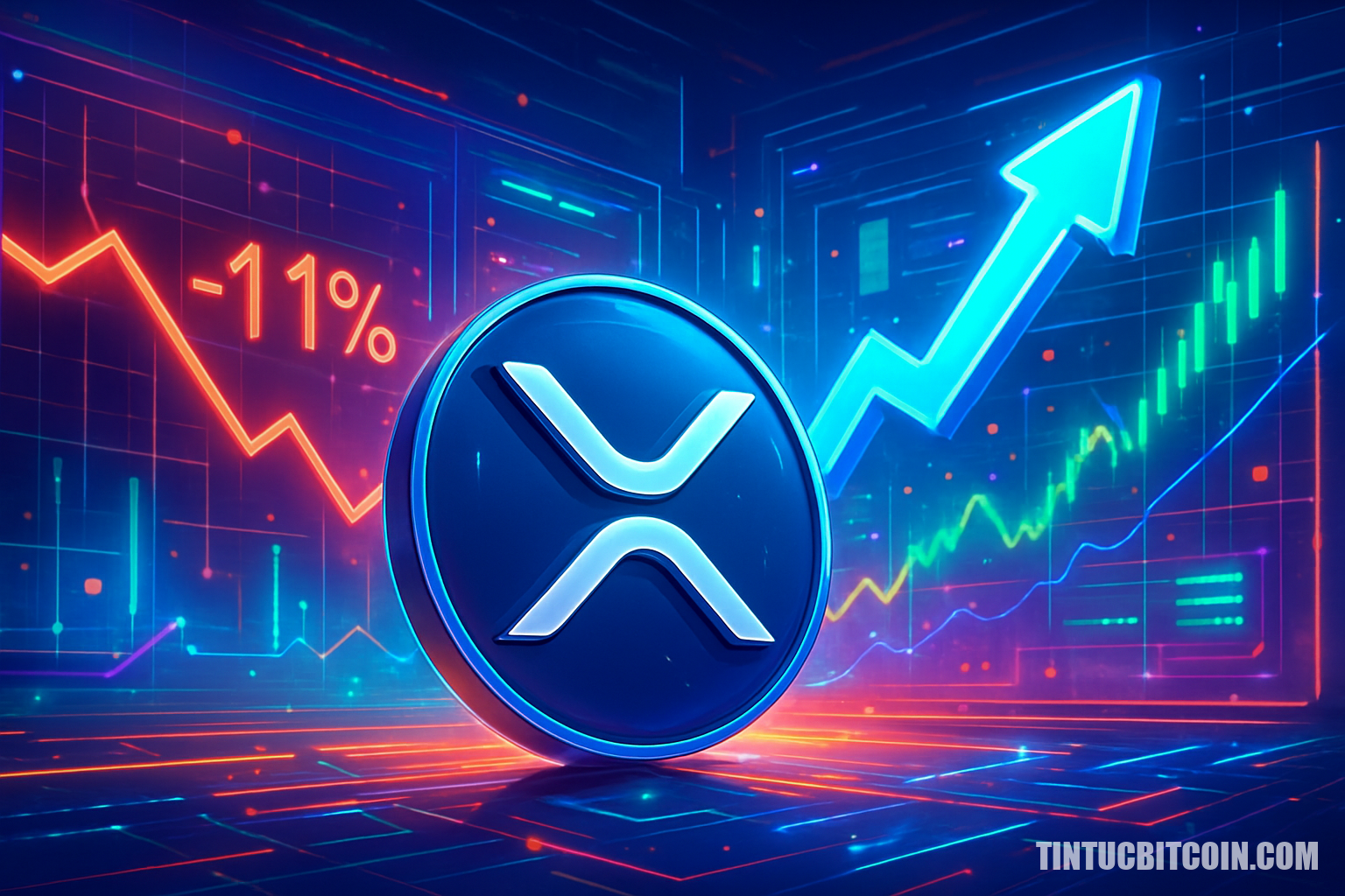 Phân kỳ lớn có thể đảo chiều mức giảm 11% của XRP lên tăng giá