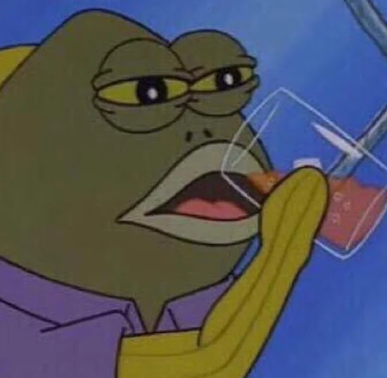 SpongeBob suspicious fish