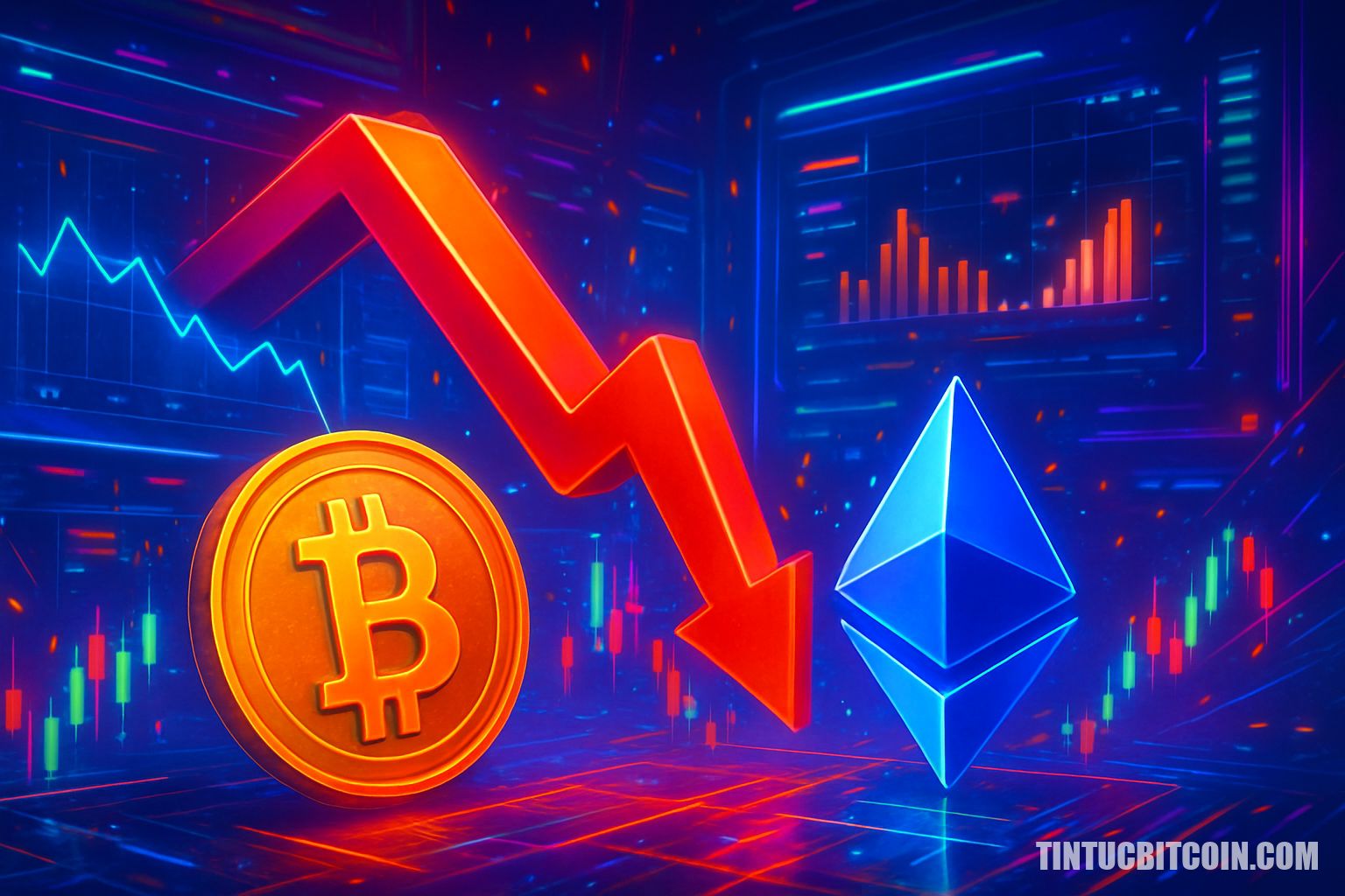 Thị trường crypto hôm nay: Vì sao giá lao dốc?