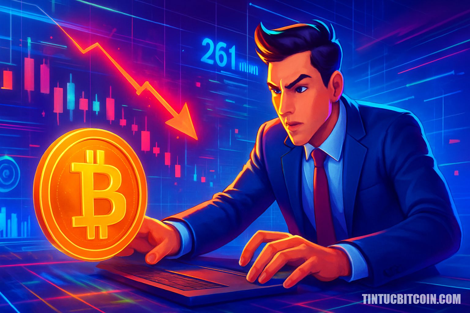 Trader mở rộng vị thế bán khống tiền số trị giá 261 triệu USD