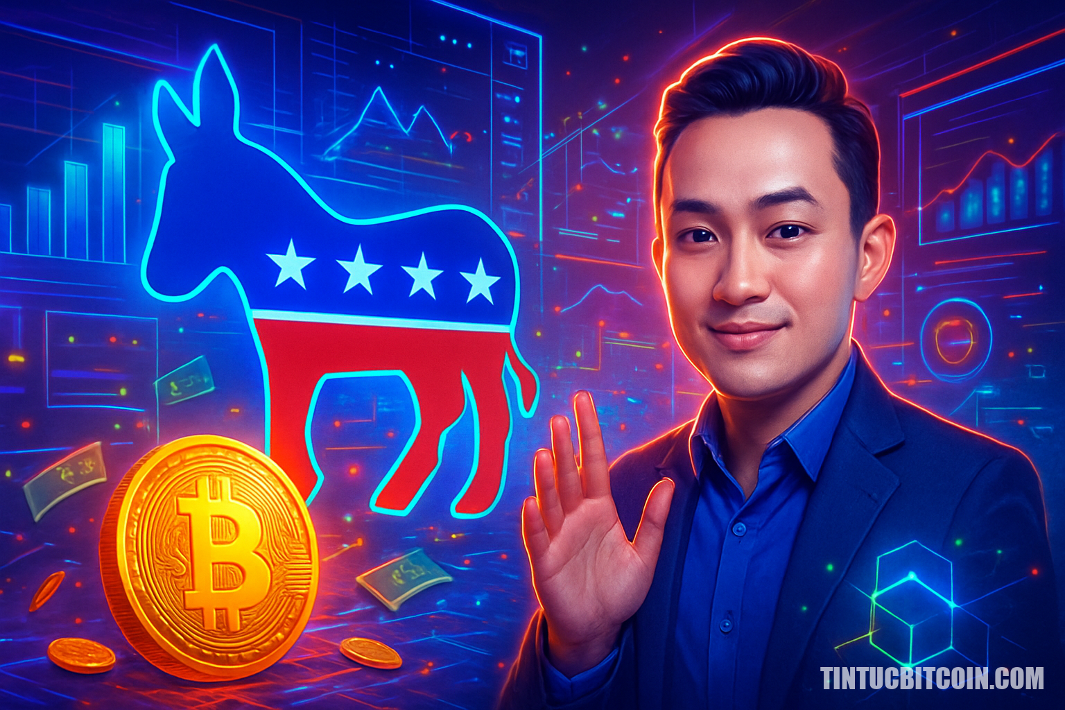 Đảng Dân chủ Mỹ nêu lo ngại crypto pay-to-play, dẫn Justin Sun