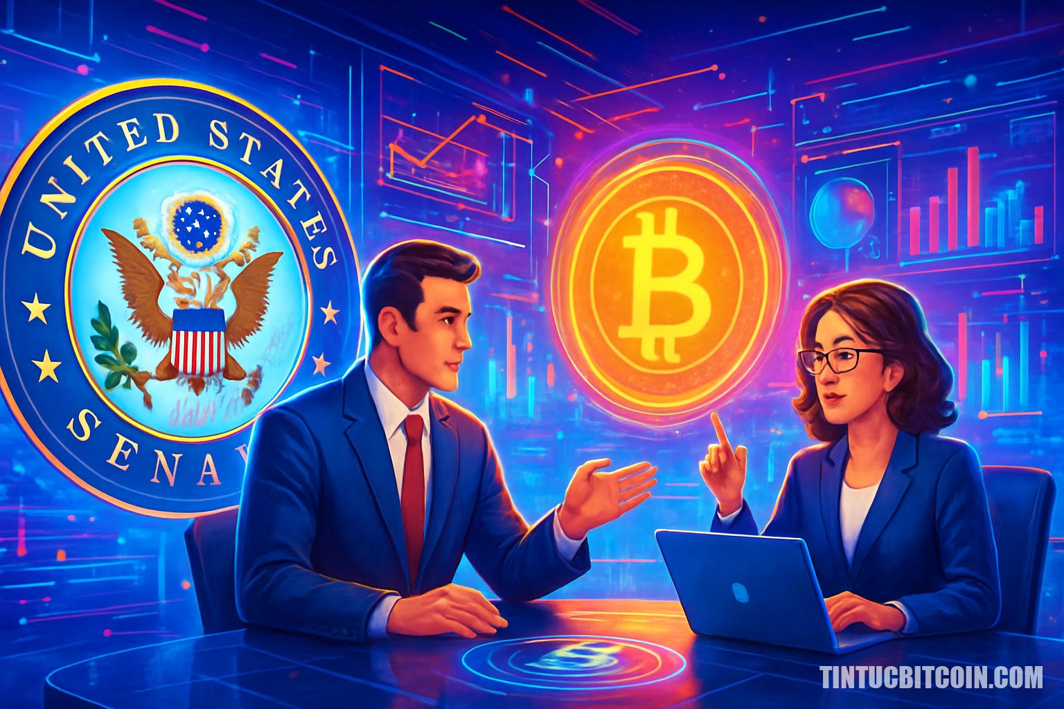 Thượng viện Mỹ tái khởi động đàm phán khung thị trường tiền số