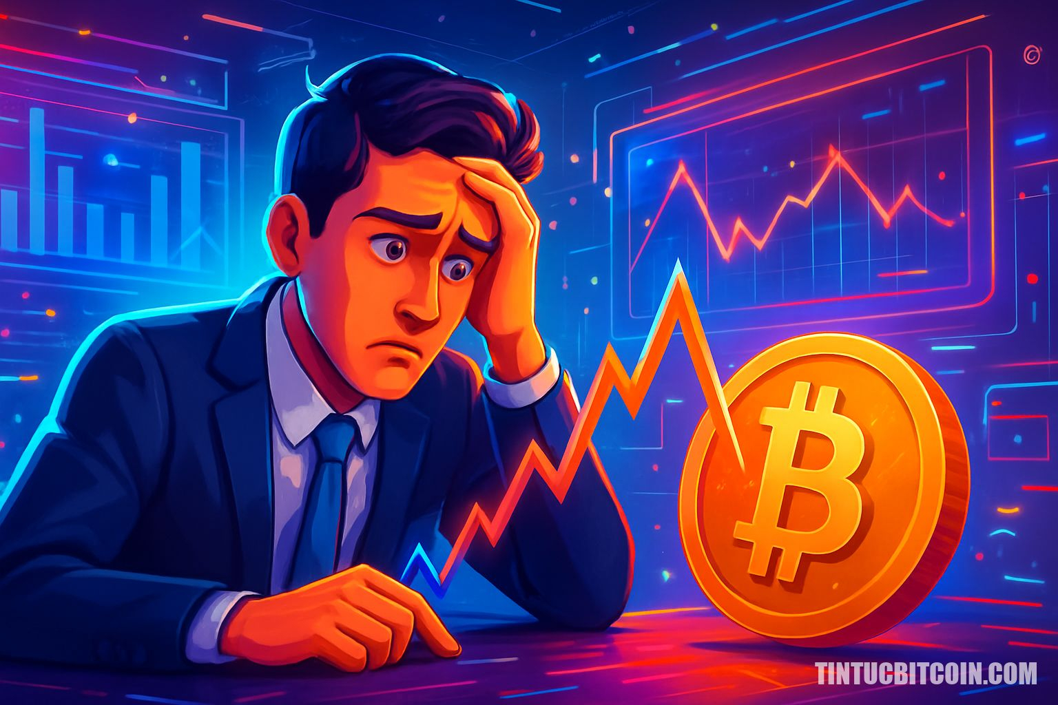 Nhà đầu tư lo ngại khi Bitcoin biến động mạnh do giá dao động