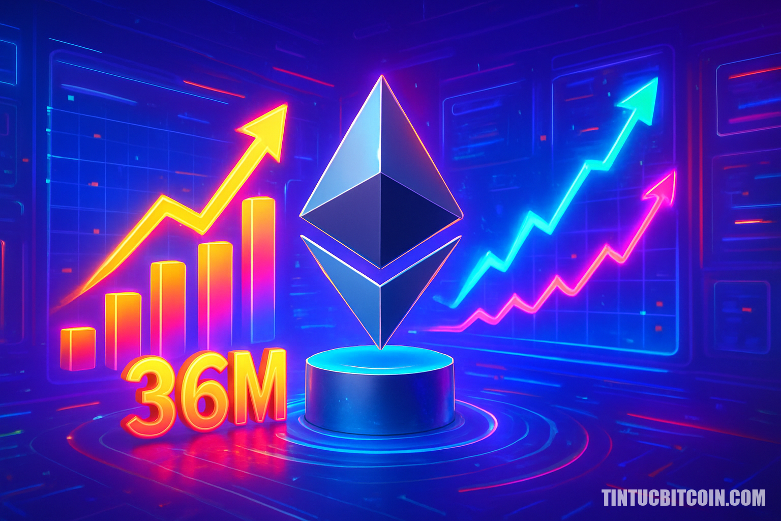 Ethereum được stake lập đỉnh 36 triệu ETH, nhưng chưa là tín hiệu tăng giá
