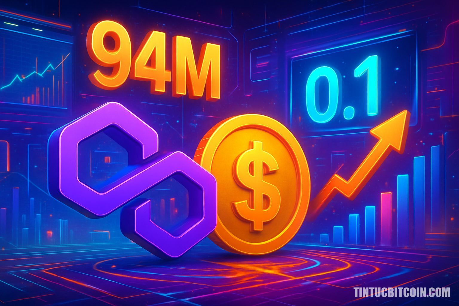 Polygon chạm mốc 94 triệu giao dịch stablecoin, POL lên 0,1 USD?