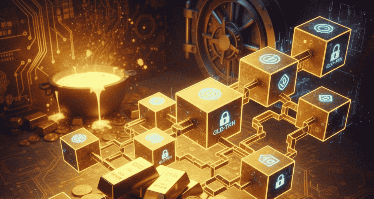 Ouro tokenizado ou cripto ouro bate recorde de volume negociado (Imagem Gemini Pro)