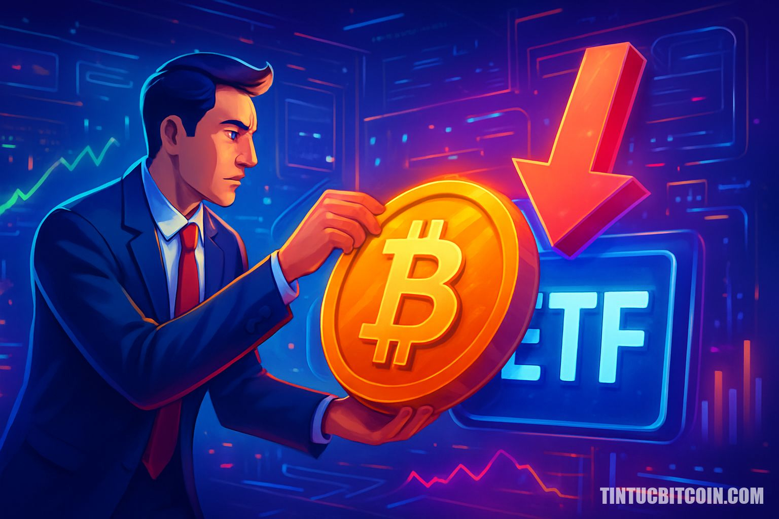 Nhà đầu tư đảo chiều rút vốn khỏi ETF Bitcoin trong tháng 2