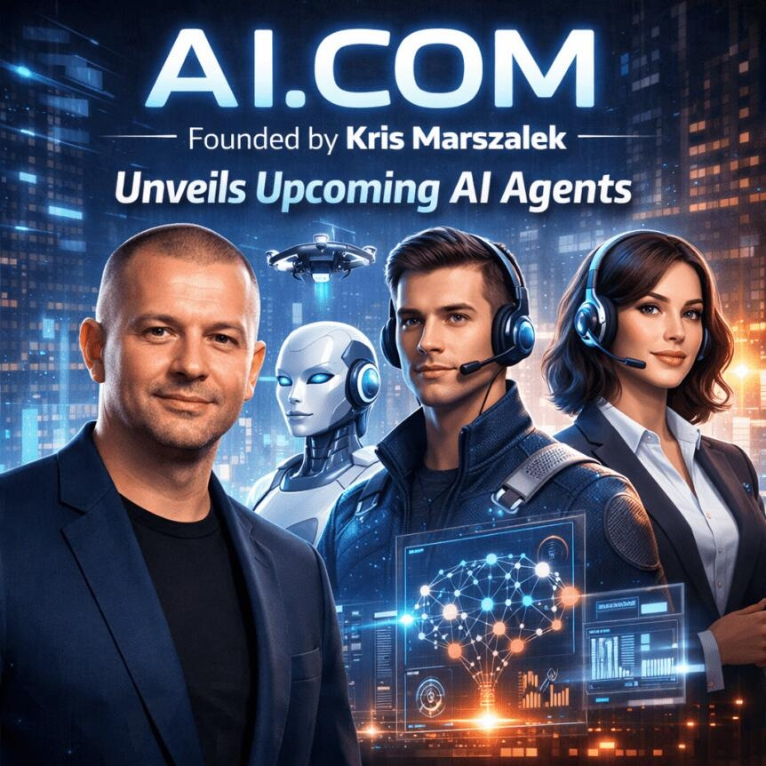 Ai.com, Founded By Kris Marszalek, Unveils Upcoming Ai Agents