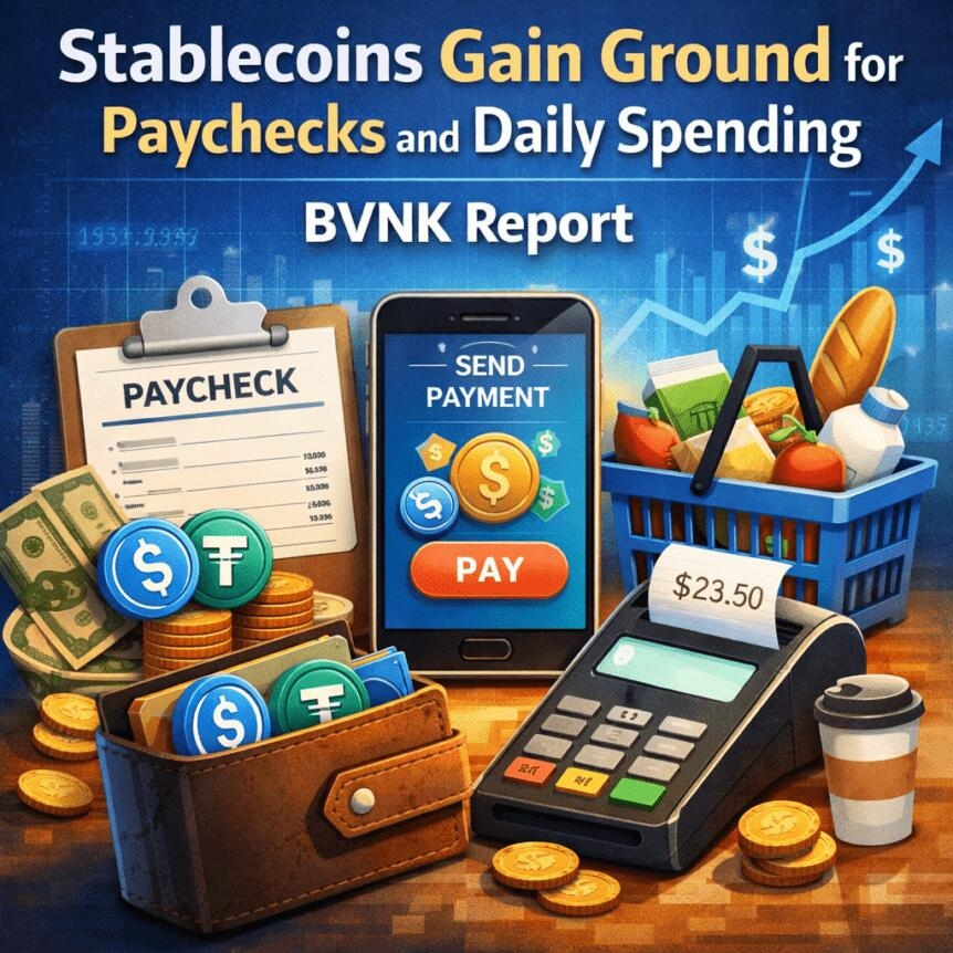 Stablecoins Gain Ground For Paychecks And Daily Spending, Bvnk Report