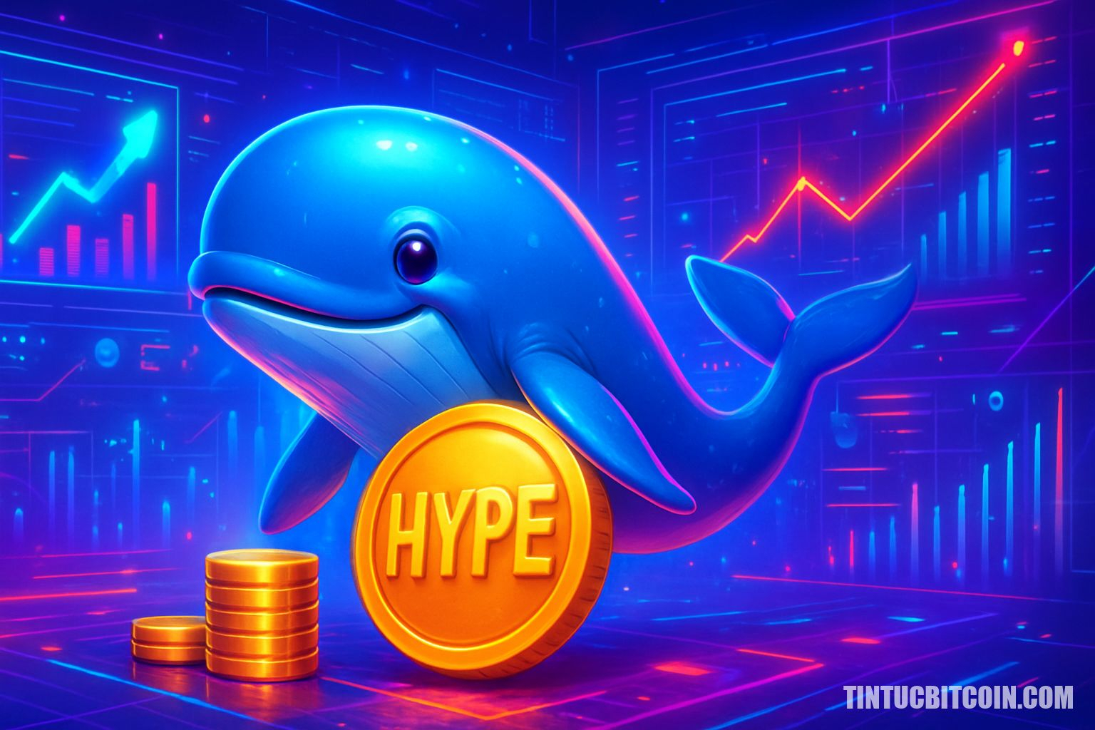 Cá voi gom 4 triệu USD HYPE khi giá tăng, đối mặt thử thách mới