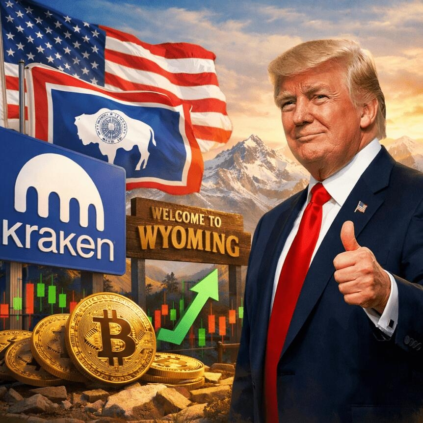 Kraken Backs Trump Accounts In Wyoming Over Crypto Alignment