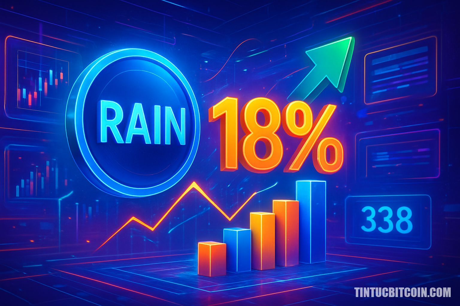 RAIN có giữ đà tăng 18% sau đợt mở khóa 338 triệu USD?