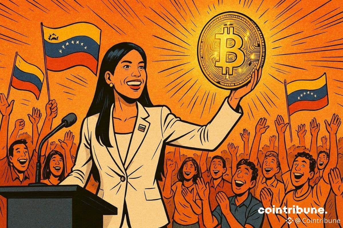 La pro-Bitcoin Machado pressentie pour prendre la tête du Venezuela après la chute de Maduro.