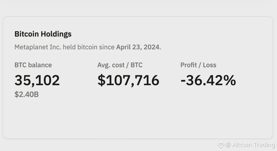 Биткоин-резервы Metaplanet