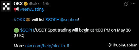 Sophon OKX listing