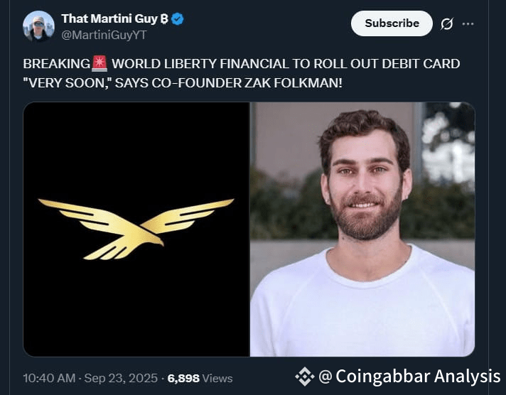 World Liberty Financial Debit Card Coming Soon