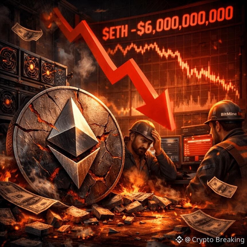 Bitmine Battles $6b Unrealized Ether Loss As Crypto Sell-Off Deepens