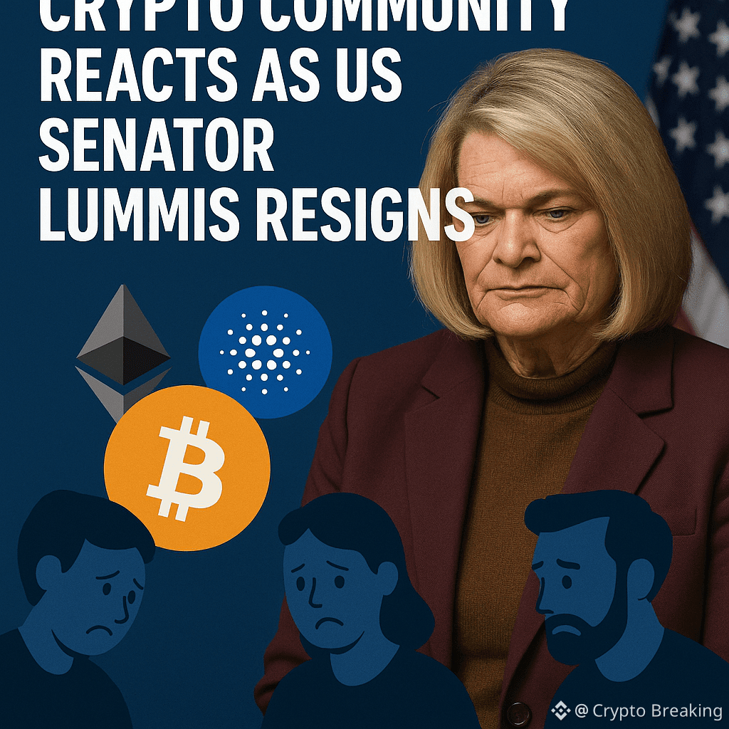 Crypto Community Reacts As Us Senator Lummis Resigns