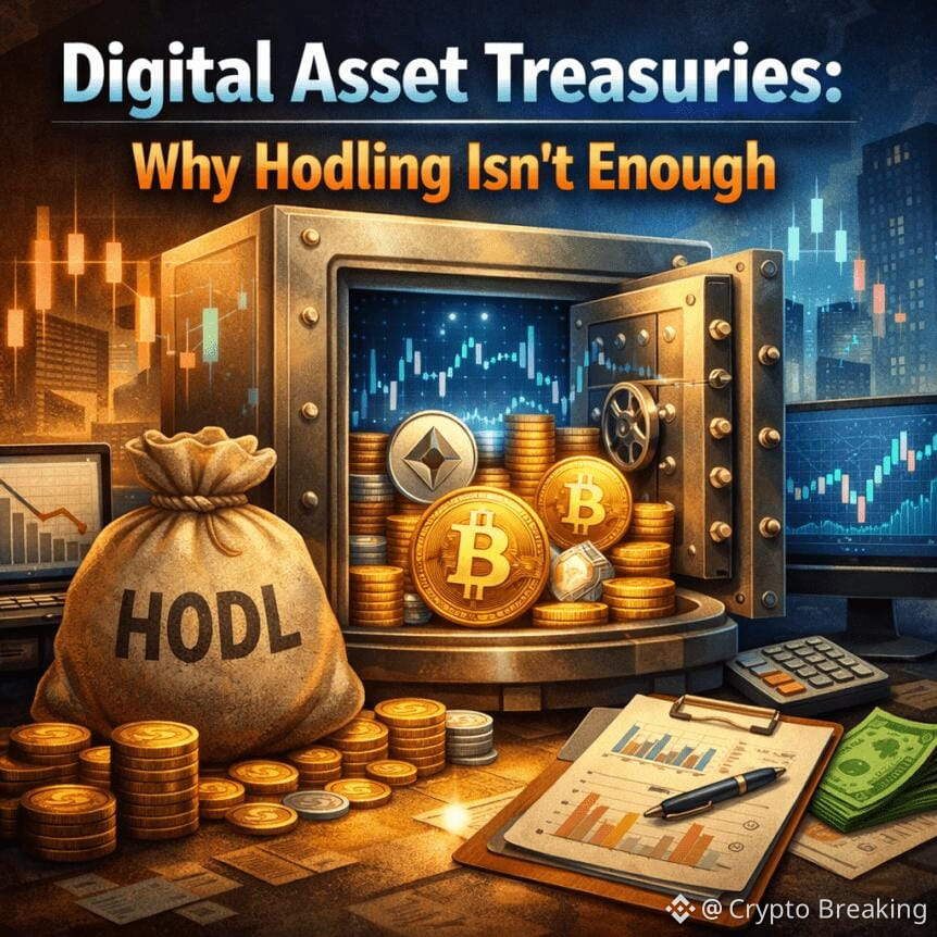 Digital Asset Treasuries: Why Hodling Isn't Enough