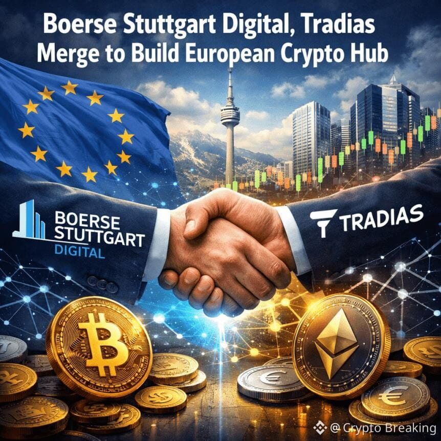 Boerse Stuttgart Digital, Tradias Merge To Build European Crypto Hub