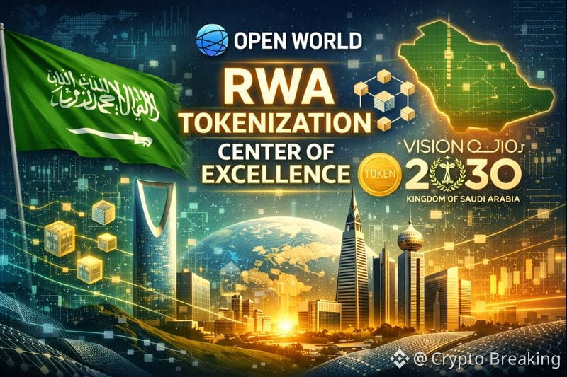 Open World Launches Saudi Arabia's First Rwa Tokenization Center Of Excellence To Advance Vision 2030 Digital Economy Goals