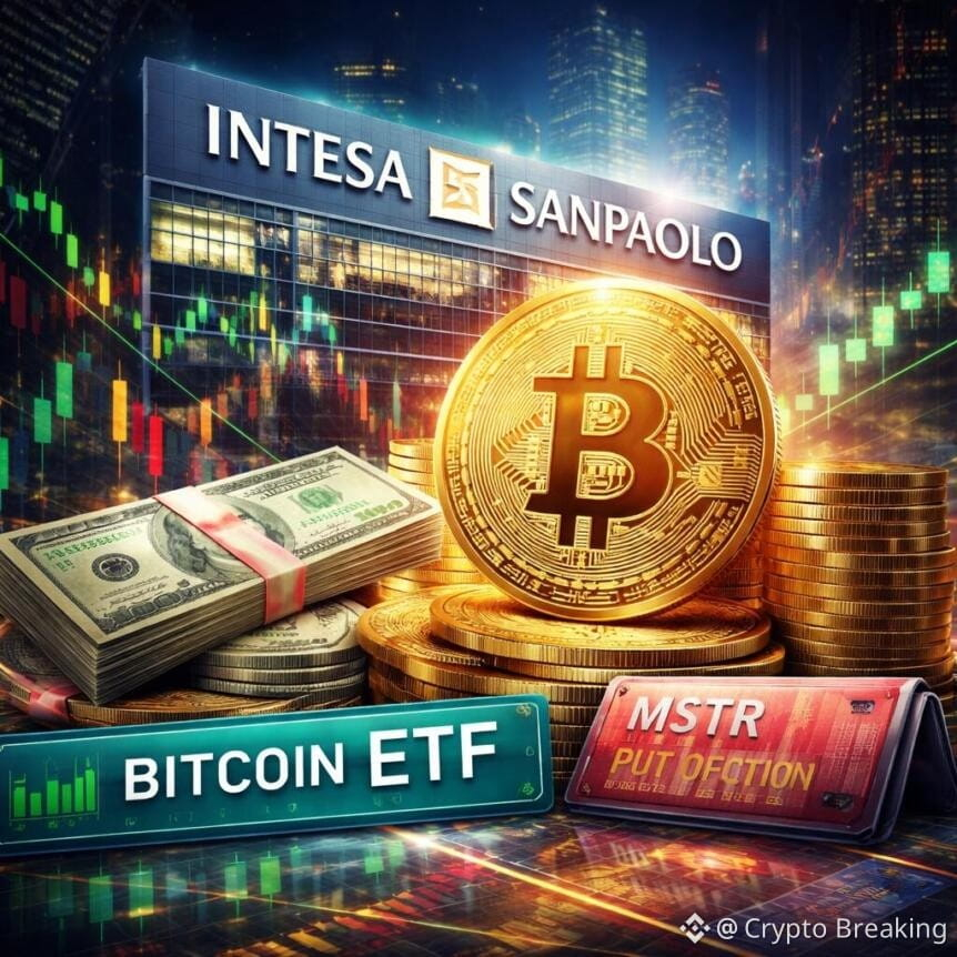 Intesa Sanpaolo Reveals $96m Bitcoin Etf Bet And Strategy Hedge