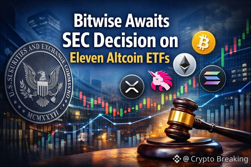 Bitwise Is Waiting Sec Ruling On Eleven Altcoin Etfs March 2026.