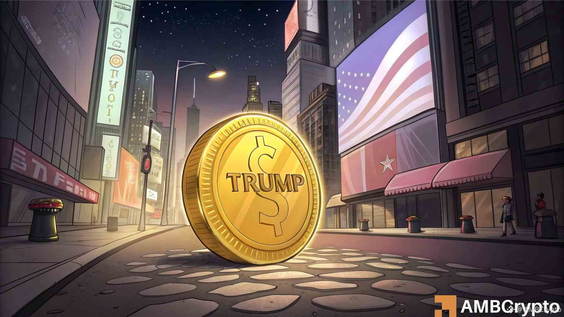 TRUMP tests $4.80 as team's $2 mln deposit shakes market confidence