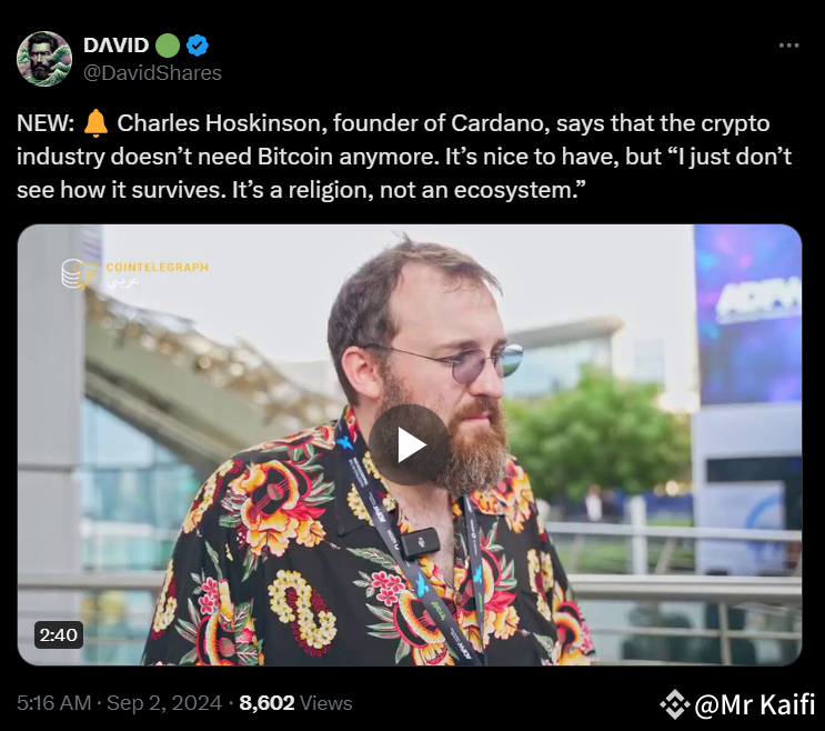 Cardano ADA Hoskinson Bitcoin