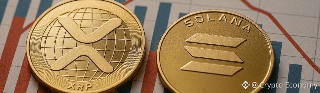 XRP and Solana Defy Negative Trend