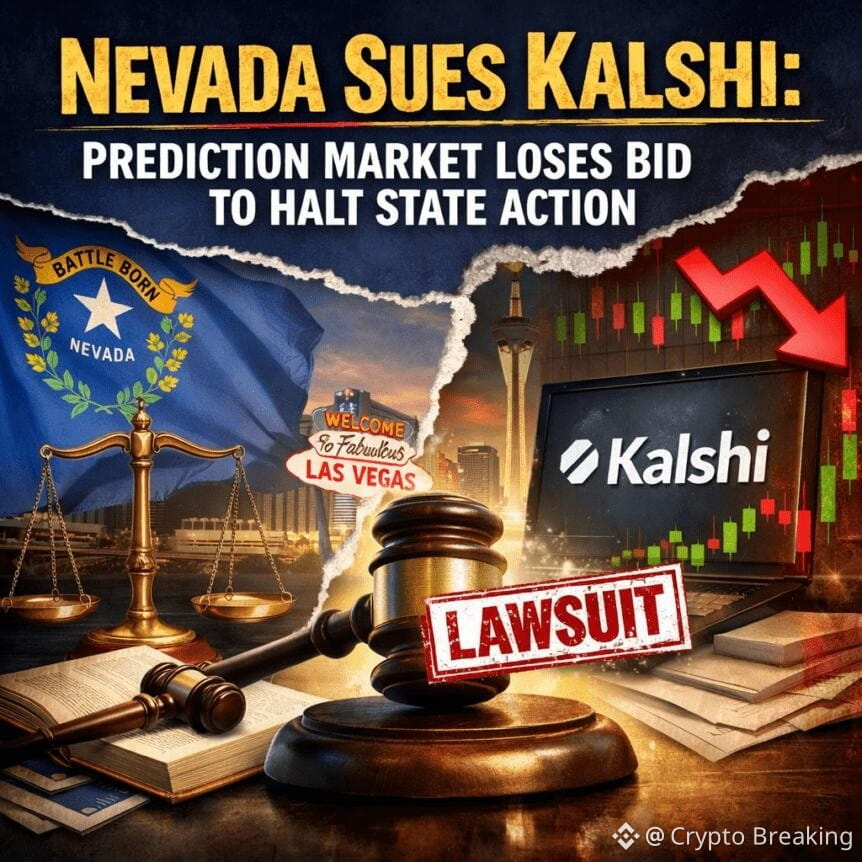 Nevada Sues Kalshi: Prediction Market Loses Bid To Halt State Action