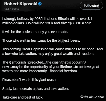 Robert Kiyosaki prediction